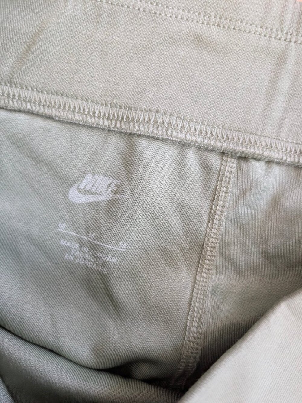 EUC Nike High Waisted 7/8 Medium Leggings cropped ankle running yoga pants Green - Picture 5 of 11